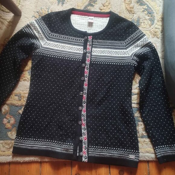 Dale of Norway Cardigan Sweater Wool Fair Isle Woman XS - Picture 1 of 10